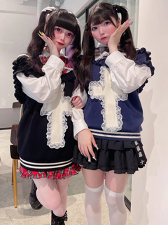 JM制服クロスのうさぎニット