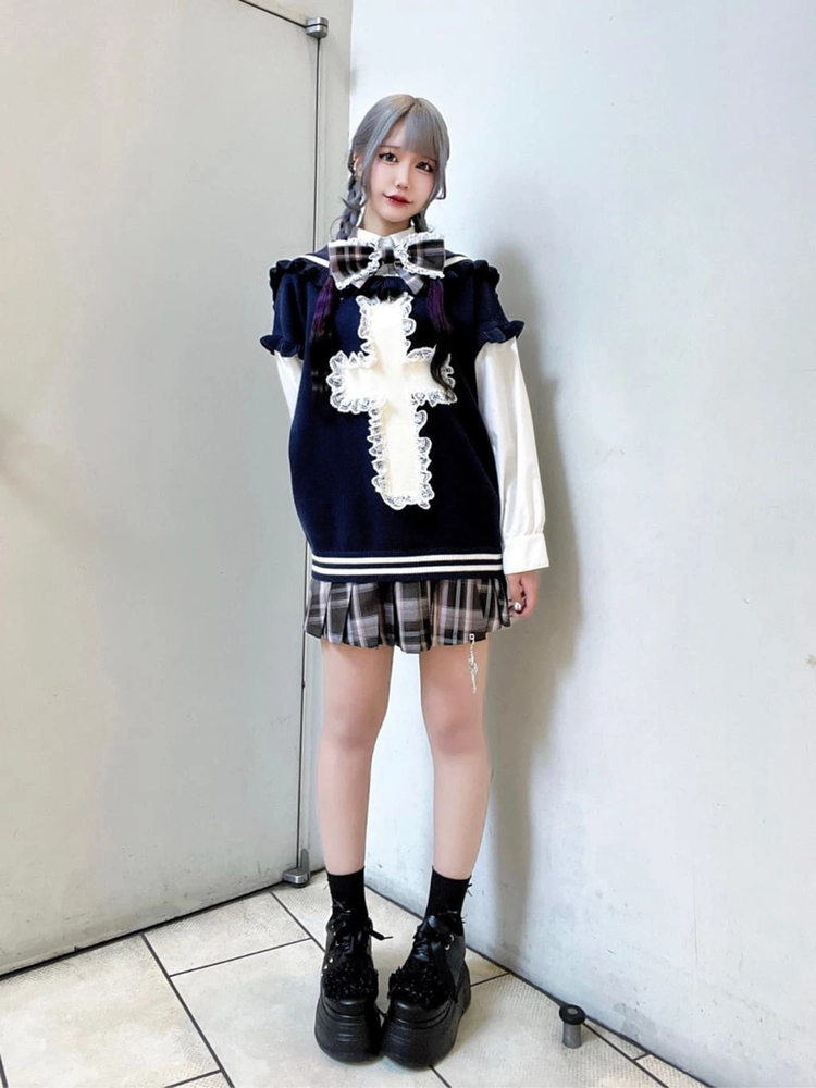 JM制服クロスのうさぎニット - Jamie エーエヌケー(ジェイミーエー