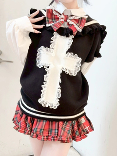 JM制服クロスのうさぎニット