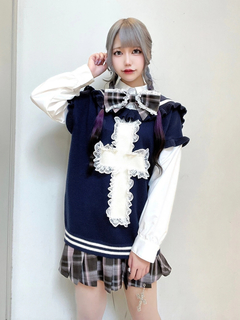 JM制服クロスのうさぎニット