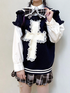 JM制服クロスのうさぎニット