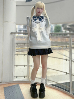 JM制服クロスのうさぎニット