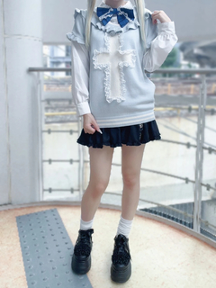 JM制服クロスのうさぎニット