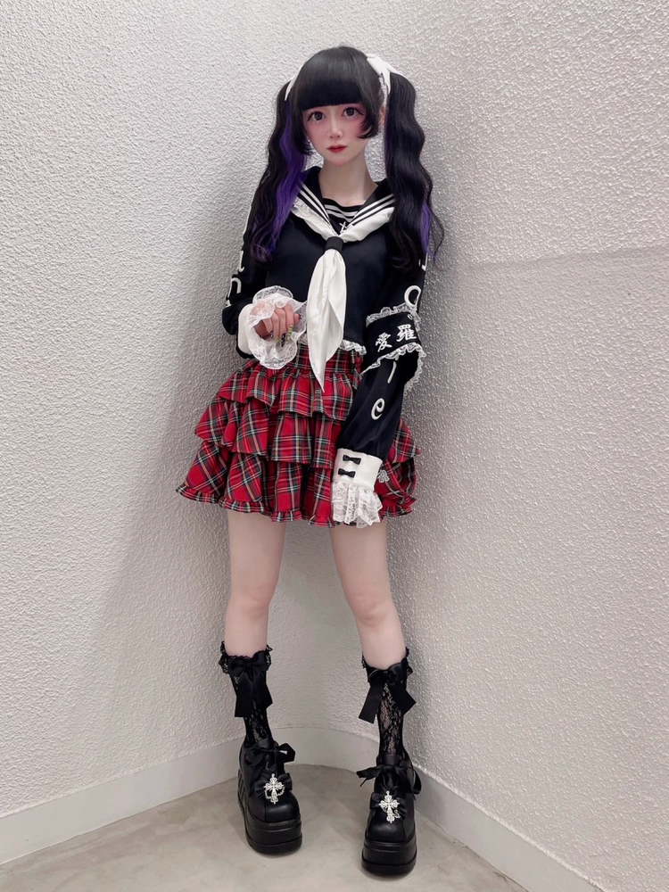 Jamie特攻服 トップス ホワイト エーエヌケー Jamie エーエヌケー（ジェイミーエーエヌケー）の「特攻服JAMIE