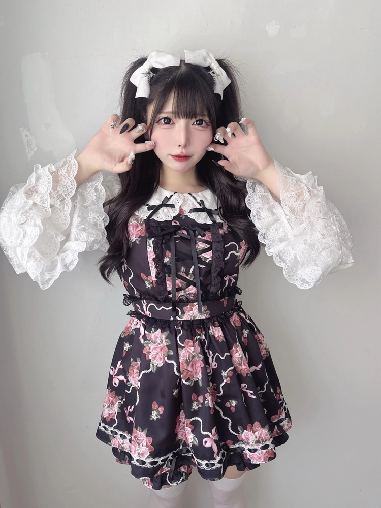 ☆値下げ☆Ank Rouge ゴシックローズのセットアップ ブラック ☆