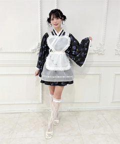 ハートエプロンゴシック苺浴衣ドレス