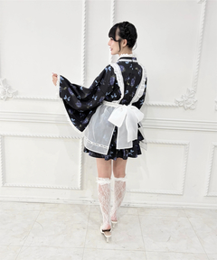 ハートエプロンゴシック苺浴衣ドレス