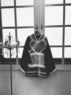 ハートエプロンゴシック苺浴衣ドレス
