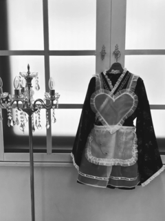 ハートエプロンゴシック苺浴衣ドレス