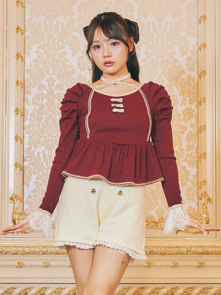 ペプラムテレコTOPS(ボルドー)