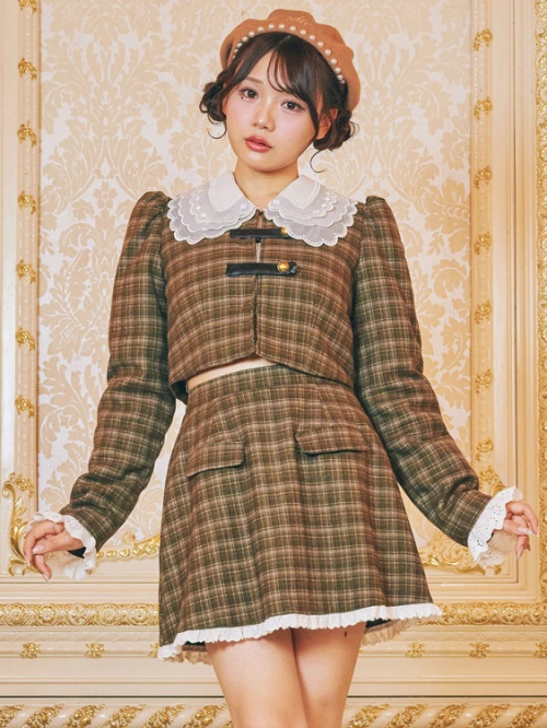 シェリエ 3rdAnniversaryツイードジャケット&キュロットセットアップ  