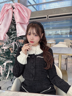 タックカラーツイードJK