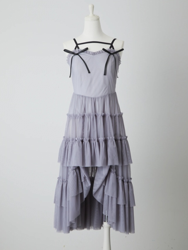 チュールティアードドーリーキャミOP - Me roir(ミーロワール)の  