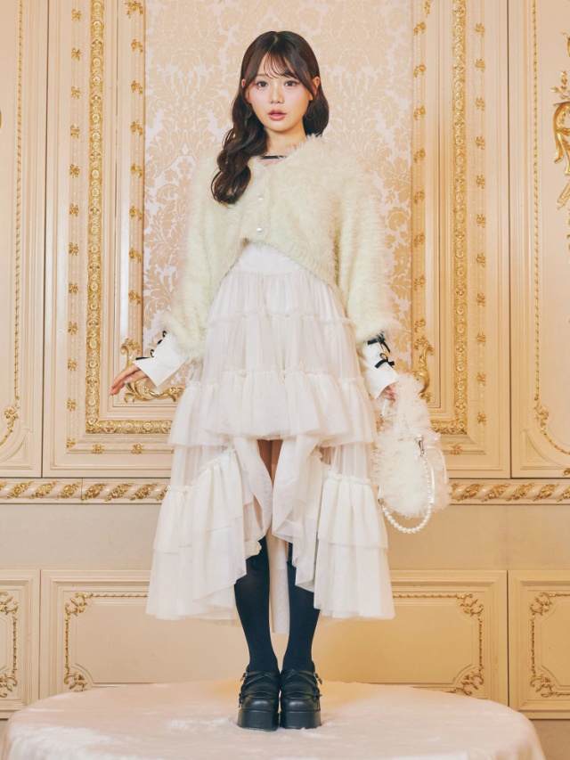 チュールティアードドーリーキャミOP - Me roir(ミーロワール)の  