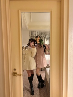 リボンロングブーツ