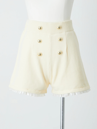 ★新品★Rene★パール ニット ショートパンツ★36★ホワイト★ 1.jpg