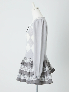 アーガイルニットTOPS
