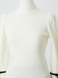オーガンジーリボンニットTOPS