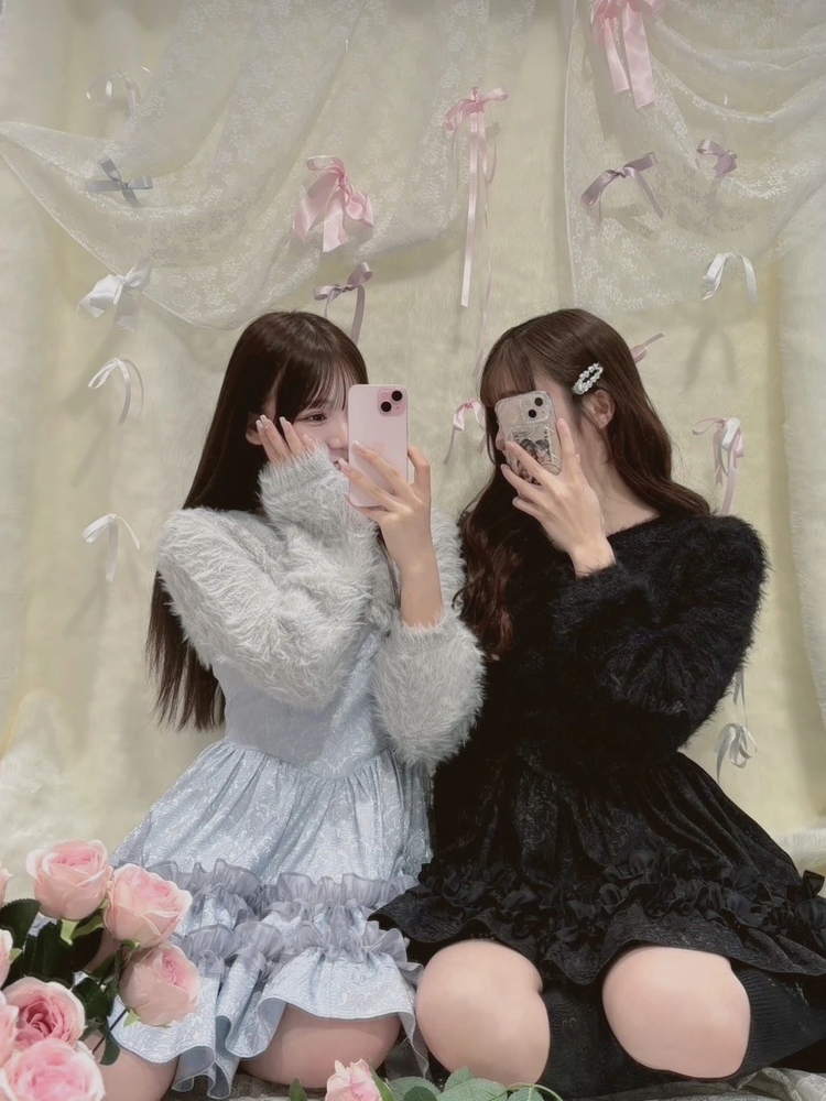 ショート丈ニットボレロ - Me roir(ミーロワール)のカーデ