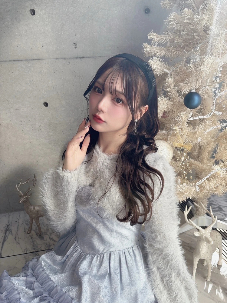 Me roir フロントファージャガードOP ショート丈ニットボレロ Me roir フロントファージャガードOP ショート丈ニットボレロ