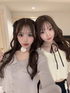 刺しゅうリブニットカーデTOPS