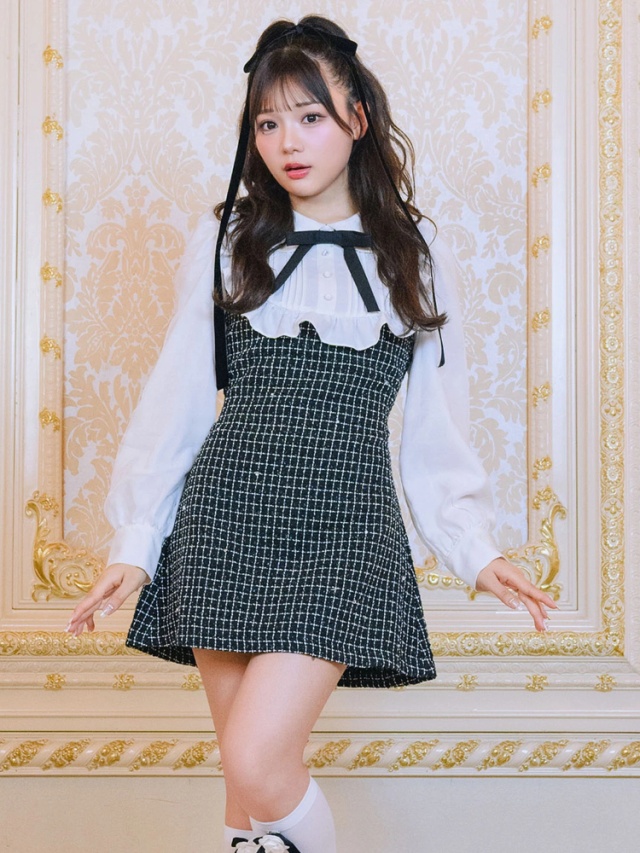 ラメツイードワンピース - Me roir(ミーロワール)のワンピース  