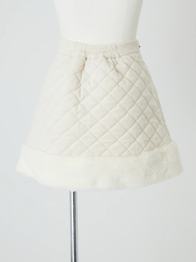 キルティング台形スカート - Me roir(ミーロワール)のスカート