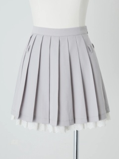 リボンベルトプリーツスカパン