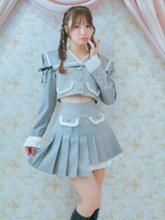 イレギュラープリーツスカパン - Me roir(ミーロワール)のショート  