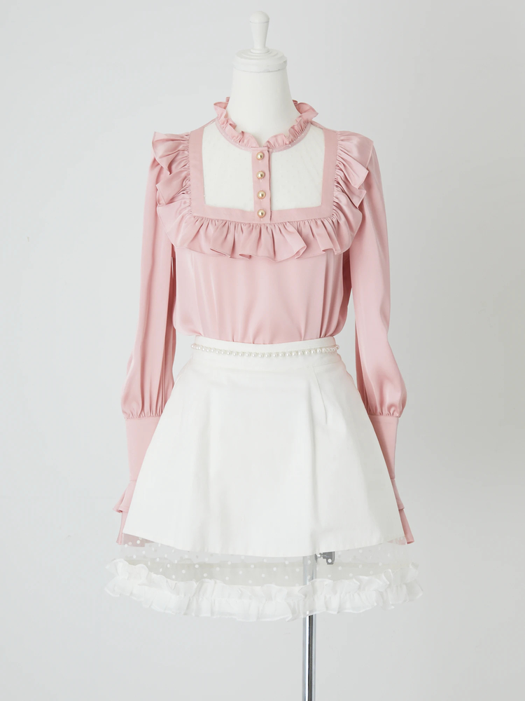 サテンブラウス - Me roir(ミーロワール)のシャツ・ブラウス