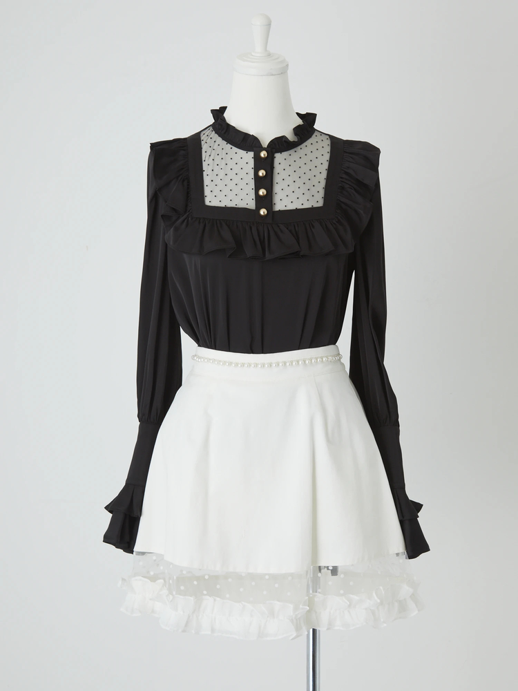 サテンブラウス - Me roir(ミーロワール)のシャツ・ブラウス