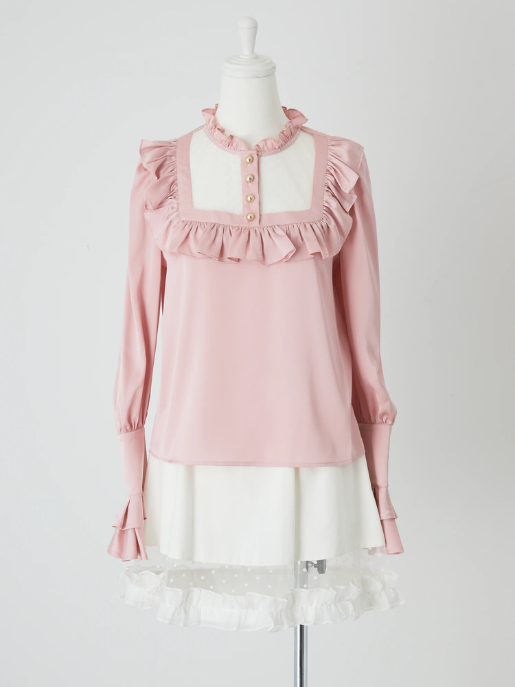 サテンブラウス - Me roir(ミーロワール)のシャツ・ブラウス