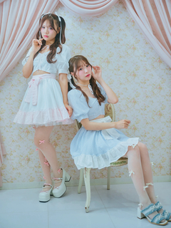 シアーチェックワンピース