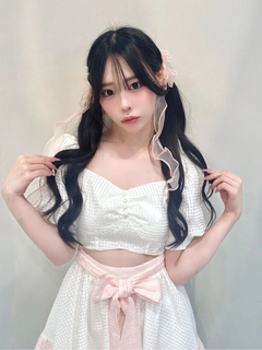 シアーチェックワンピース