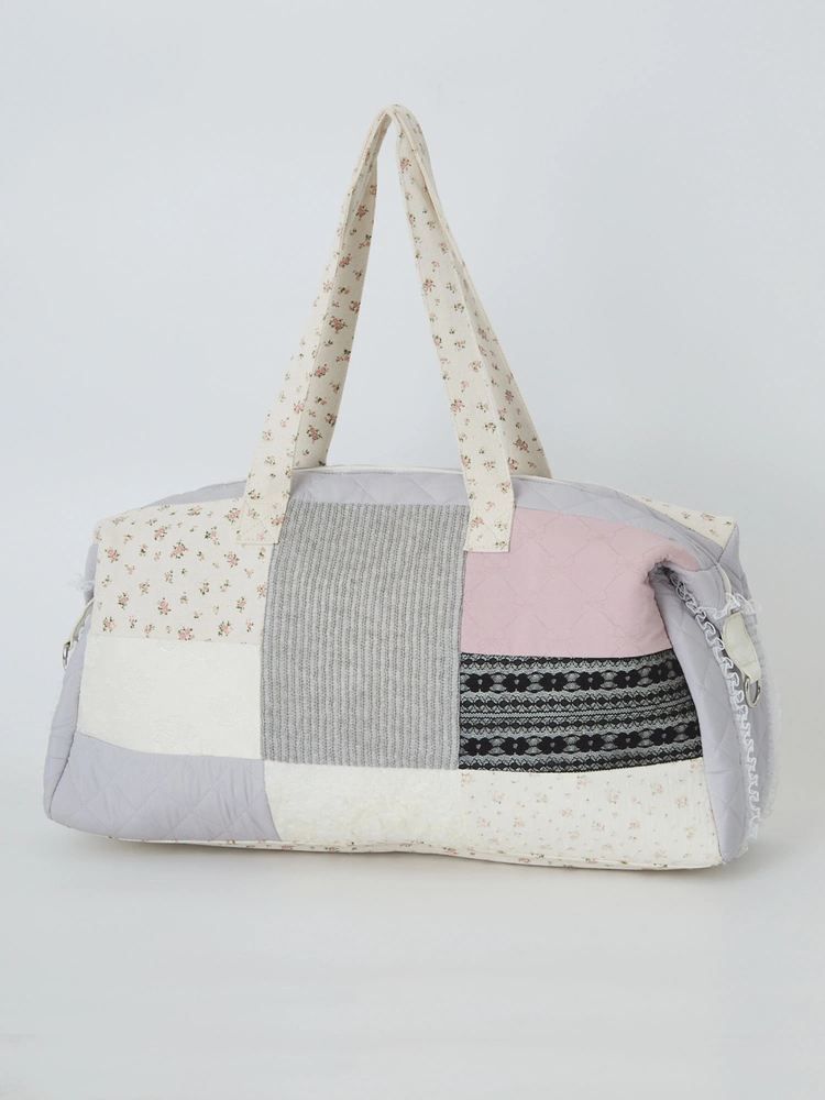 パッチワークボストンBag - Me roir(ミーロワール)のボストンバッグ