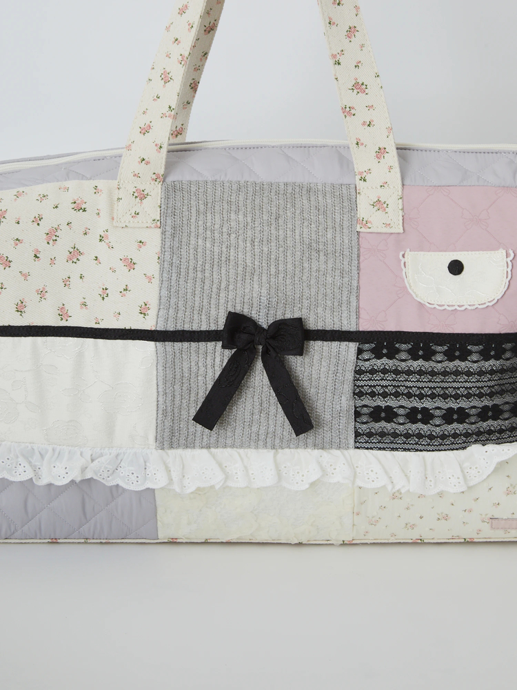 パッチワークボストンBag - Me roir(ミーロワール)のボストンバッグ