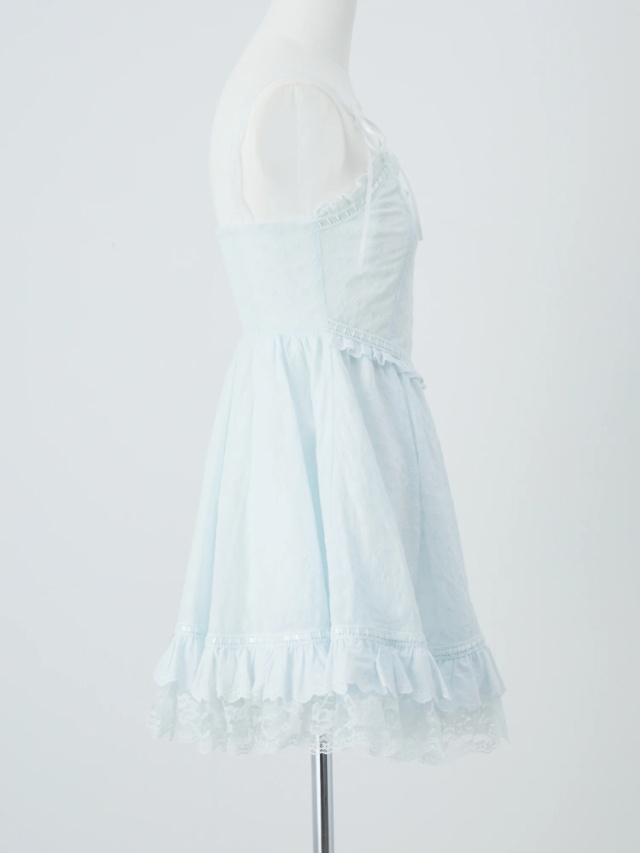 レースドーリーキャミワンピース - Me roir(ミーロワール)のワンピース  