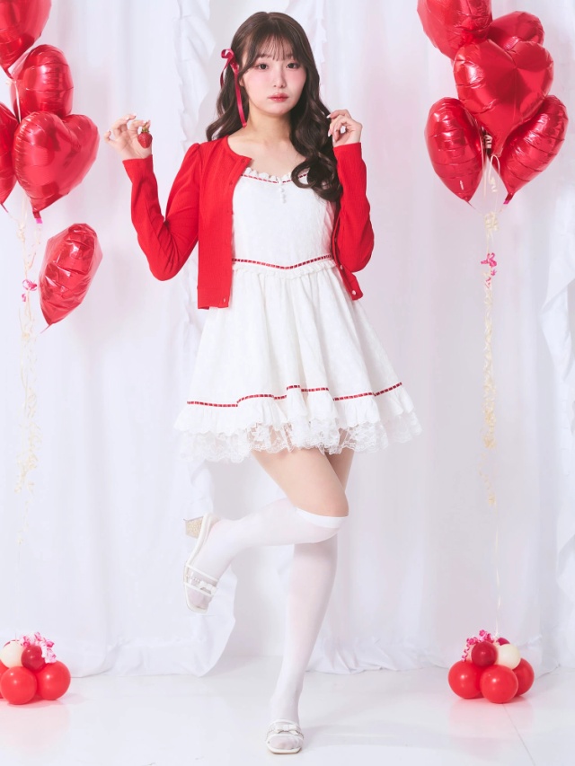 レースドーリーキャミワンピース - Me roir(ミーロワール)のワンピース  