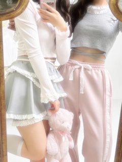 フリルジャージパンツ