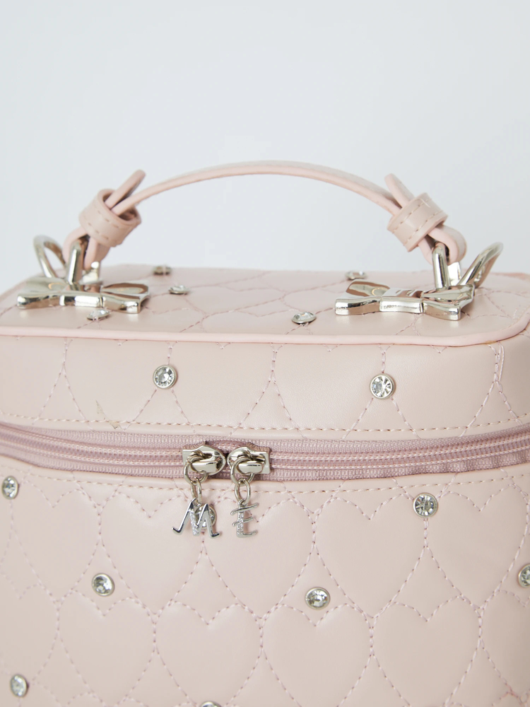 meroir ハートバニティ ホワイト タグ付き ハートバニティBag - Me roir(ミーロワール)のショルダーバッグ