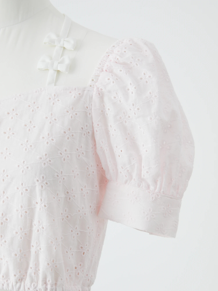 レースリボンTOPS - Me roir(ミーロワール)のTシャツ・カットソー